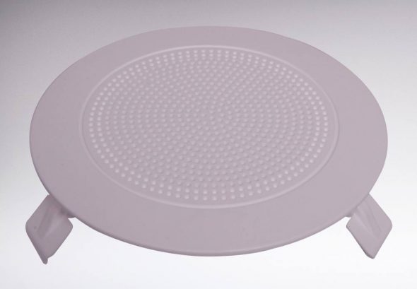 Rattrap 100mm White Slim Ceiling Speaker Grill Redback Audio