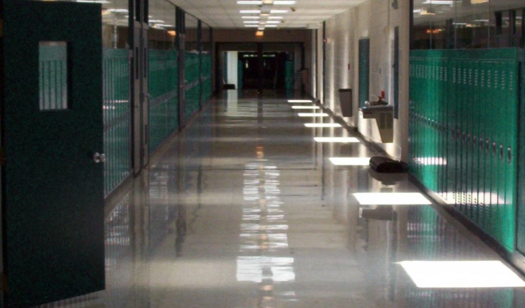 school lockdown halls