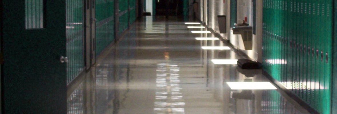 school lockdown halls